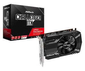 ASRock AMD Radeon RX 6400 Challenger ITX 4GB